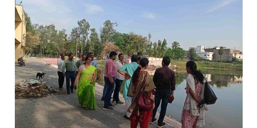 आरडीएस कॉलेज में चलाया गया स्वच्छता अभियान, सफाई के साथ किया गया वृक्षारोपण